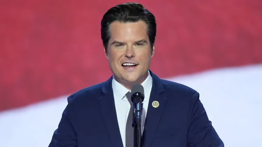 Matt Gaetz Joins Cameo After Withdrawing From Attorney General Consideration
