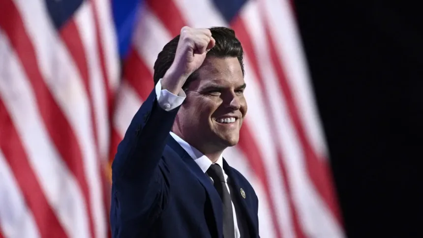 Matt Gaetz Won’t Rejoin Congress, Says 8 Years Was Enough