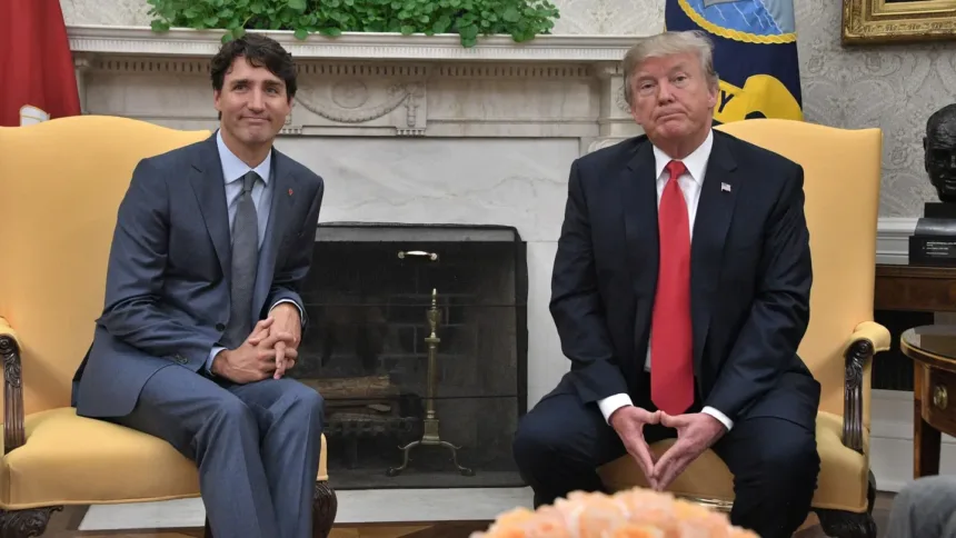 0x0 Trump Mocks ‘Governor Justin Trudeau’ After Canadian Prime Minister Flags Tariff Concerns