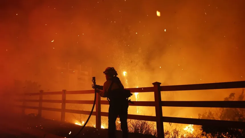 Massive Franklin Fire In Malibu Only 7% Contained