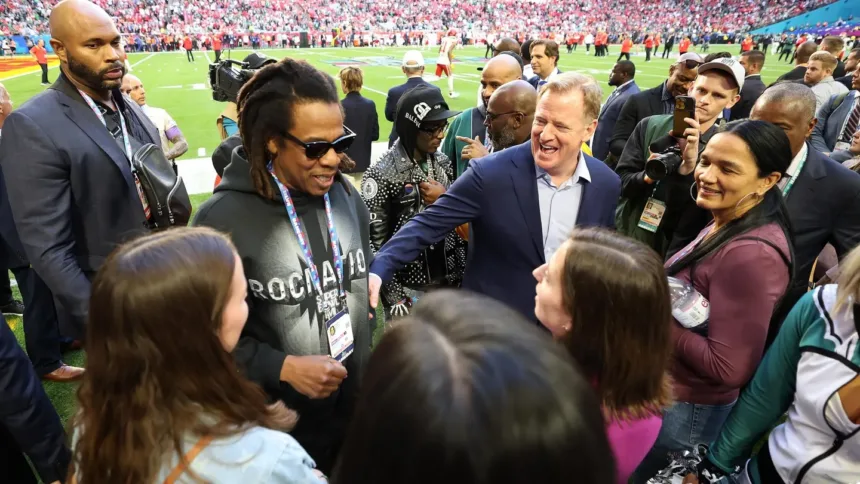 0x0 NFL’s Relationship With Roc Nation Won’t Change Amid Jay-Z Sexual Assault Allegations