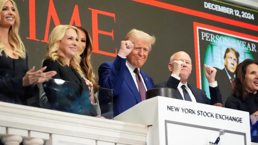 0x0 Trump Rings NYSE Opening Bell