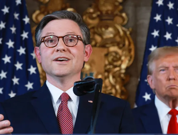 Donald Trump backs Mike Johnson to remain House speaker