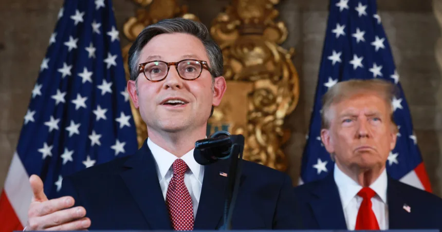 Donald Trump backs Mike Johnson to remain House speaker