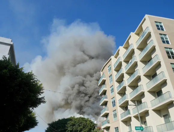 Fire damages L.A. building featured on cover of The Doors’ ‘Morrison Hotel’ album