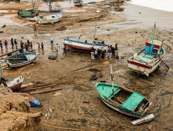 Video shows massive waves pummeling Peru’s coast