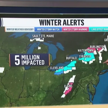 5 million impacted by winter alerts as the weather makes a frigid start to 2025