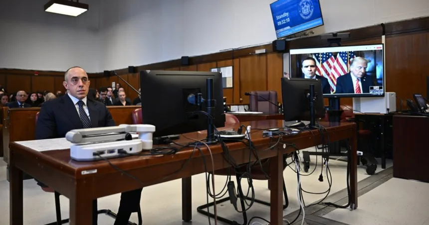 Listen to audio from Trump’s sentencing hearing in the hush money case