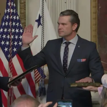 Pete Hegseth sworn-in as secretary of defense