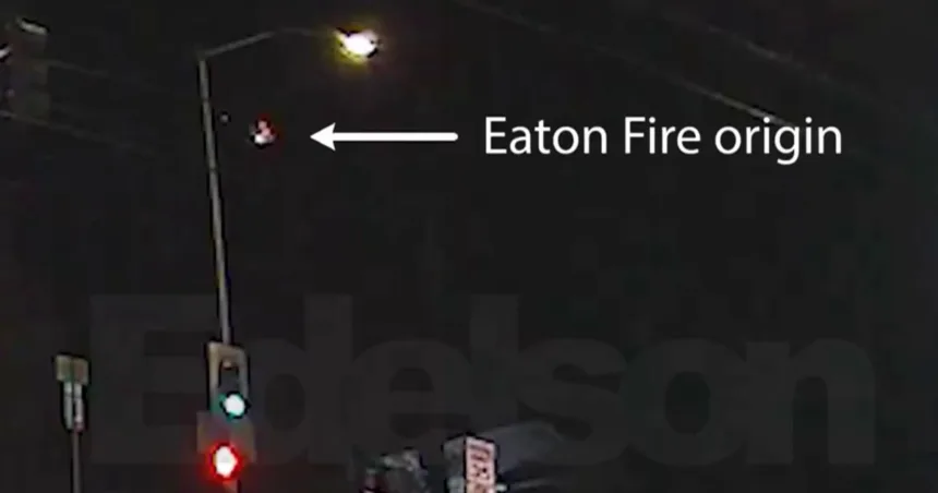 Did sparks at gas station ignite the blaze?