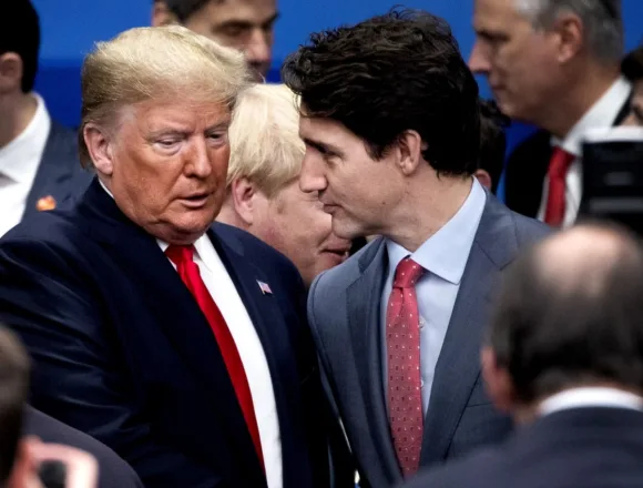 Trudeau says he joked about a trade for Vermont or California when Trump raised annexing Canada