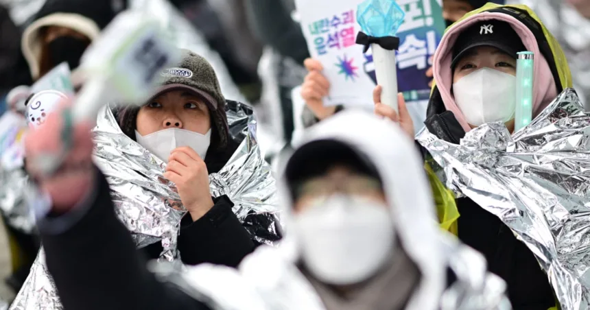 2191895673-68b0db.jpg South Korean protesters brave cold and snow to demand Yoon’s ouster as detention deadline looms
