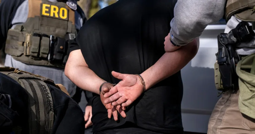 ICE agents search for those with criminal histories but say ‘collateral damage’ is possible