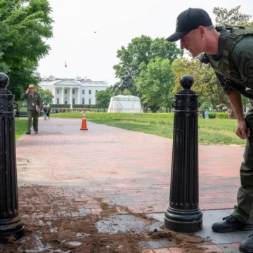 Man who rammed gate near White House in attempt to overthrow government sentenced to 8 years