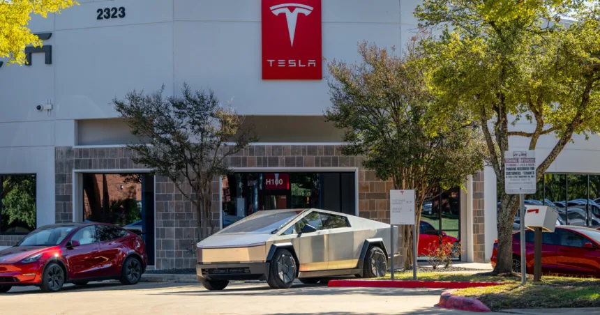 Tesla reports first annual decline in deliveries