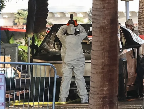 Officials ID person who rented Cybertruck used in explosion outside of Las Vegas Trump hotel