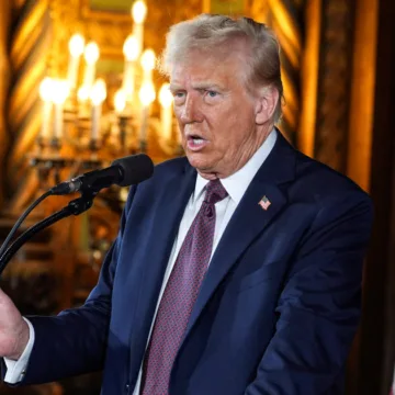 250107-donald-trump-ew-1213p-839a55.jpg Trump suggests he could use military force to acquire Panama Canal and Greenland and ‘economic force’ to annex Canada