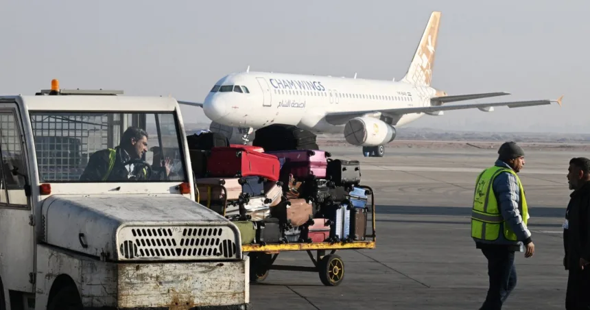 First commercial flight since the fall of Assad lands in Syria’s capital