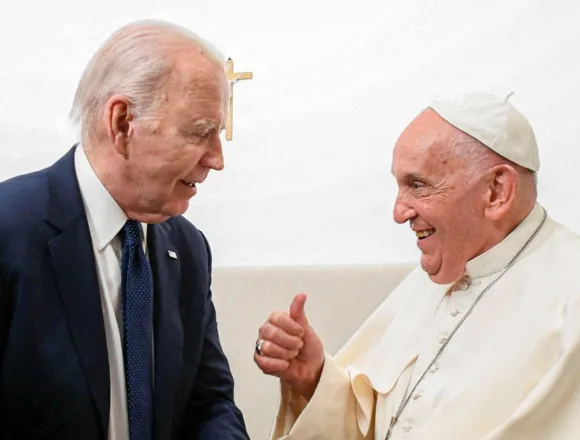 Biden awards Pope Francis Presidential Medal of Freedom with distinction