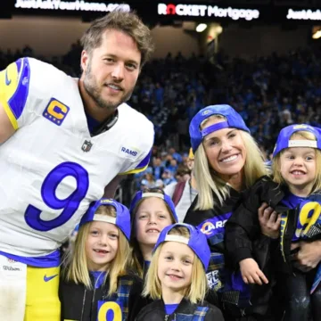 Kelly Stafford shares that her kids were hospitalized ahead of Matt Stafford’s playoff game with L.A. Rams