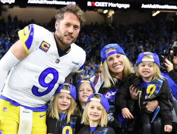 Kelly Stafford shares that her kids were hospitalized ahead of Matt Stafford’s playoff game with L.A. Rams