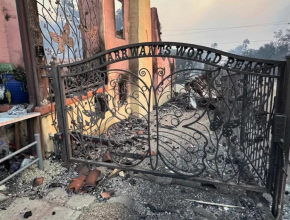 Altadena couple mourns loss of family home, a shrine to their late son