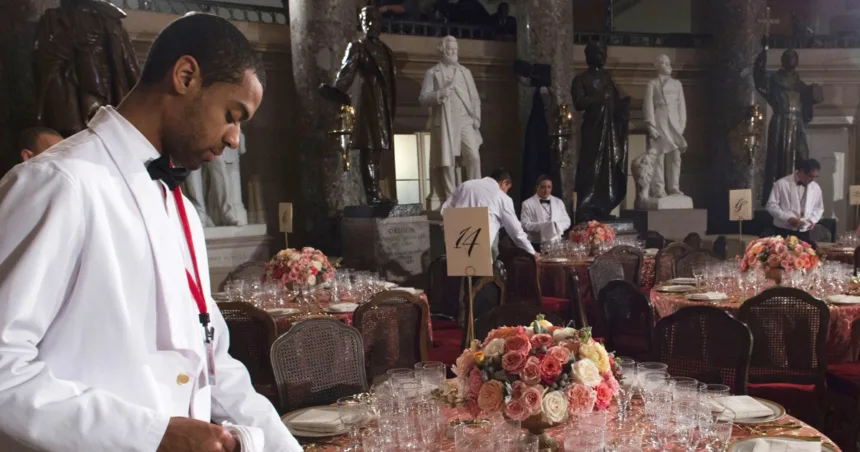 250115-workers-inaugural-luncheon-prep-2017-ac-701p-300d6e.jpg Former presidents Obama, Clinton and Bush will not attend Trump’s inaugural lunch