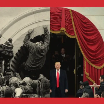 Capitol riot memories linger on the ground where Trump will take the oath of office