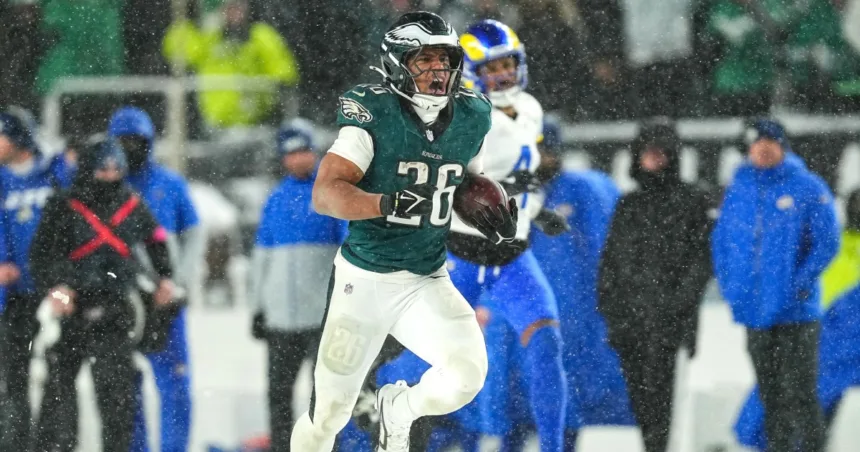 Watch the highlights and best plays from the Eagles’ 28-22 win against the Rams