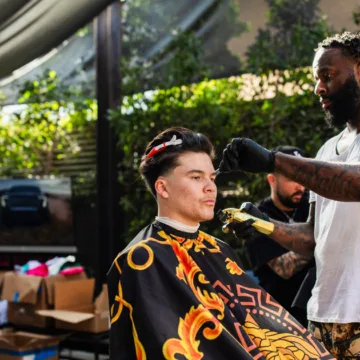 After the L.A. fires, a donation drive for young men became a refuge