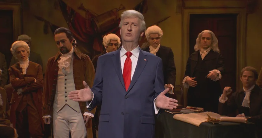As Trump returns to office, ‘SNL’ wonders aloud if America has its first elected king