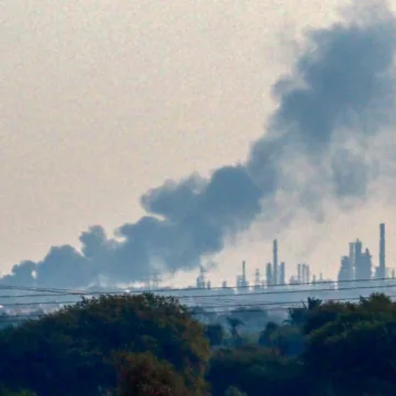 Sudan’s biggest oil refinery is on fire as its bloody civil war rages