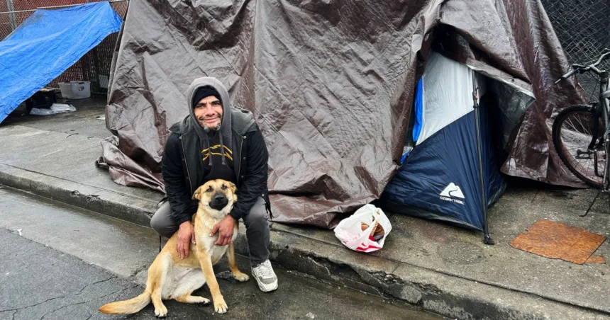 As ash rained down on L.A.’s Skid Row, clean drinking water grew scarce
