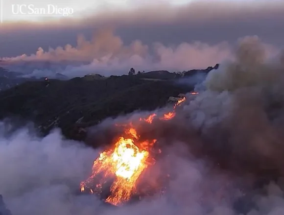 Timelapse videos capture rapid spread of the Palisades Fire