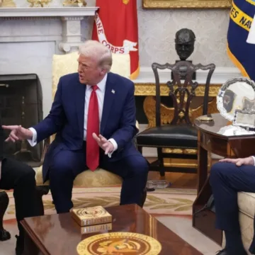 Trump, Zelenskyy and Vance have heated exchange in Oval Office meeting