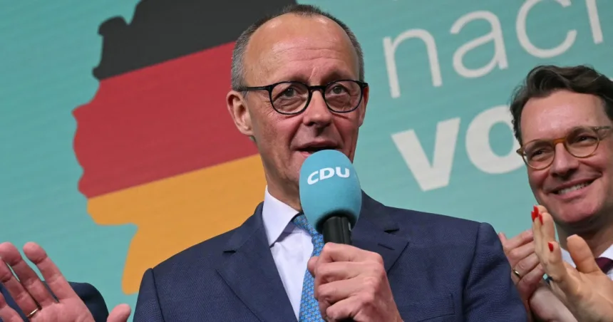 Conservatives win German election while far-right party surges to second place