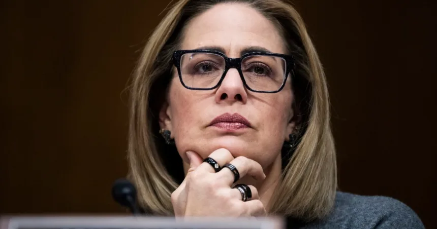 Kyrsten Sinema’s campaign spending report includes a Saudi hotel and Taylor Swift merch