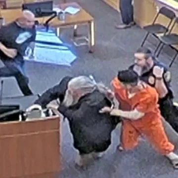 Video shows New Mexico murder suspect getting attacked by victim’s family in court
