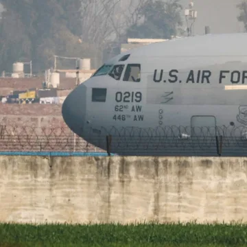 U.S. military carrying about 100 undocumented Indian immigrants lands in India