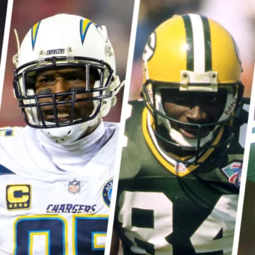 Antonio Gates, Jared Allen, Eric Allen and Sterling Sharpe make the Pro Football Hall of Fame