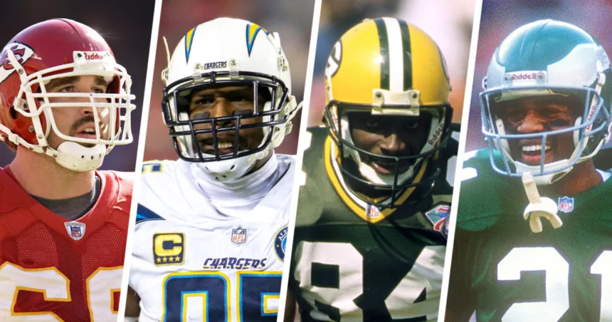 Antonio Gates, Jared Allen, Eric Allen and Sterling Sharpe make the Pro Football Hall of Fame