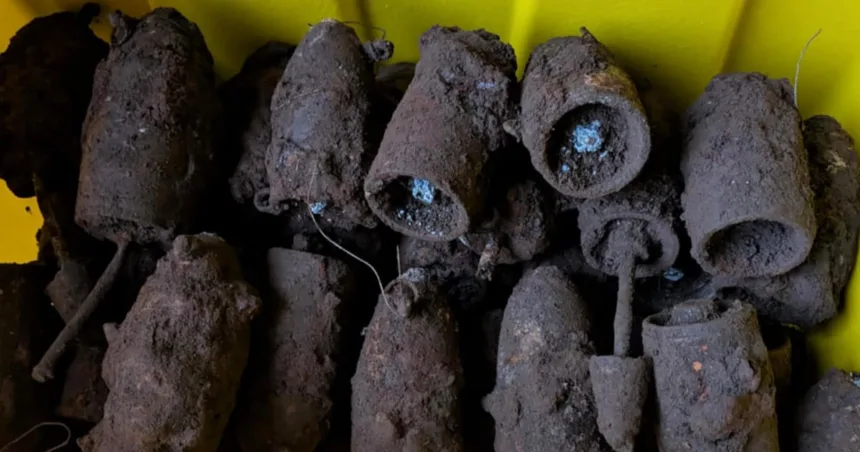 Dozens of World War II bombs unearthed at children’s playground in northern England