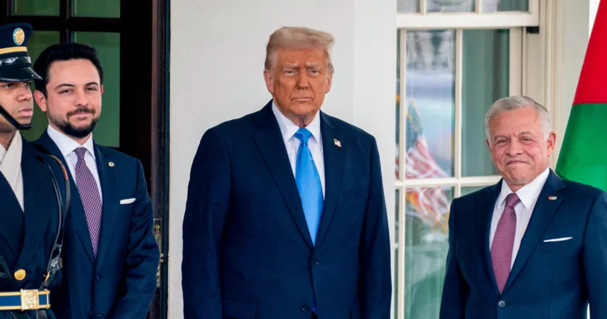 Jordan’s King Abdullah II offers to take in thousands of Palestinian children in a sign of openness to Trump’s Gaza plan