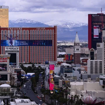 Las Vegas finally breaks its streak of 214 dry days — with 0.01 inches of rain