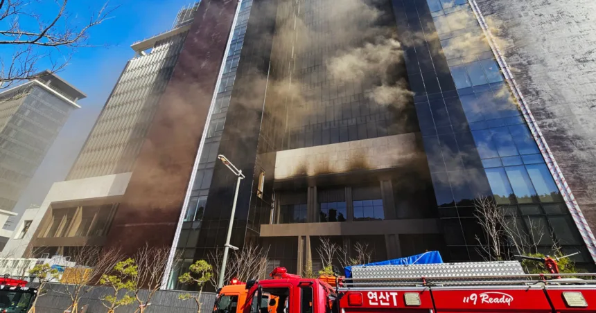 Six dead at resort construction site fire in South Korea’s Busan