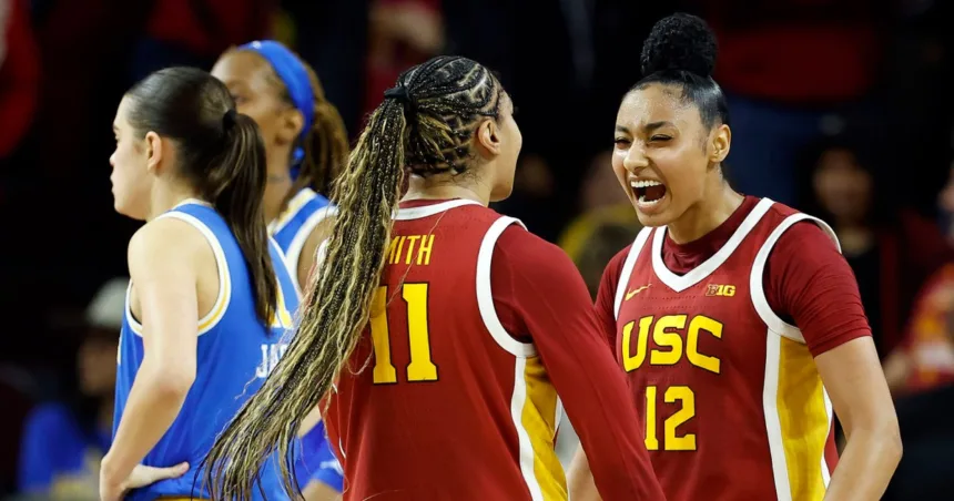 JuJu Watkins leads USC to impressive win over top-ranked rivals UCLA