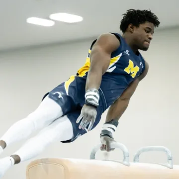 Olympic medalist Frederick Richard is aiming to change men’s gymnastics with a fresh uniform