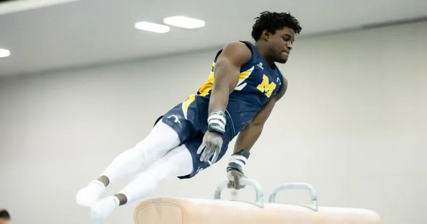 Olympic medalist Frederick Richard is aiming to change men’s gymnastics with a fresh uniform