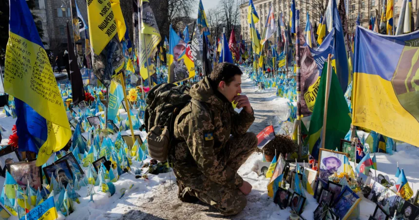 Ukraine marks three years of war as Zelenskyy faces uncertain future