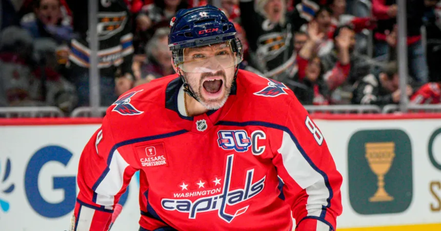Alex Ovechkin sets another goal-scoring record on the march to breaking Wayne Gretzky’s tally